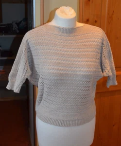 Pulli beige Gr. M/L "Häckeloptik" von forever & me - Bild 1 von 4