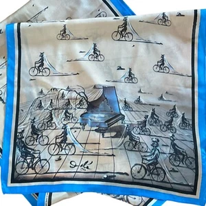 Salvadore Dali 1944 Silk SENTIMENTAL COLLOQUY Print Women’s Scarf 14” X 56” - Picture 1 of 14