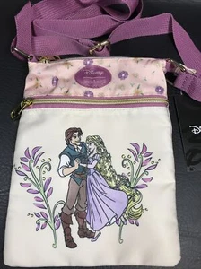 Her Universe Tangled Rapunzel Flynn Floral Passport Crossbody Bag - Picture 1 of 7