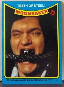 1979 Topps 007 Moonraker #35 Teeth of Steel NS3 - Picture 1 of 1