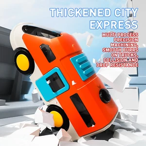 Juguete educativo: Juego de tren eléctrico para niños de 55 piezas con transporte urbano - Imagen 1 de 10