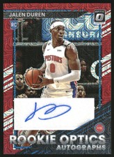 2022-23 Donruss Optic Rookie Optics Autographs Choice #10 Jalen Duren