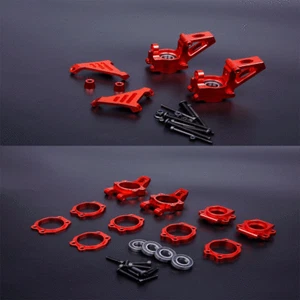 Metall Vorderseite & Rückseite Rad Nabe Träger Kit für 1/5 HPI BAJA 5B 5T 5SC SS - Bild 1 von 4