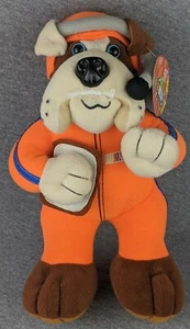2005 Nascar Sugar Loaf Crew Chief Bulldog Stuffed Plush Orange/Blue 13" w/ Tag - Picture 1 of 10