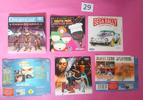 Dreamcast Video Game Inlays House Of the dead shenmue sega rally quake & more