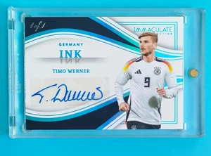 2023-24 Panini Immaculate Germany Timo Werner INK Auto 1/1 - Picture 1 of 2