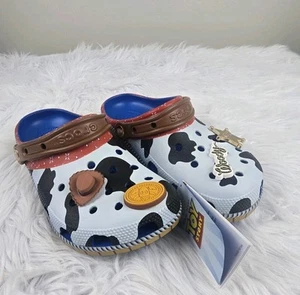 Crocs X Toy Story Sheriff Woody Classic Clog Disney Men’s Size 9 Women's Size 11 - Picture 1 of 6