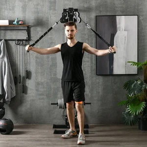SPORTNOW raftstation höhenverstellbar 25-165 cm mit Dual-Pulley-Systemen - Bild 1 von 10