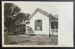 Antique Vintage Real Photo Postcard Beautiful Old Country House / Home RPPC - Picture 1 of 2