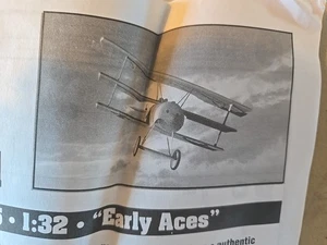 HOBBYCRAFT - FOKKER F.I/DR.I "EARLY ACES" 1/32 - KIT# HC1695 No Box Sealed Parts - Picture 1 of 4