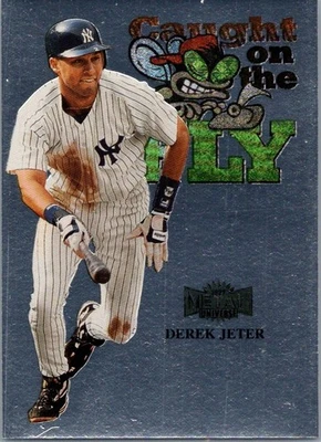 Skybox Metal Universe 1999 - Atrapado sobre la marcha Derek Jeter #238 Foto 1 de 2