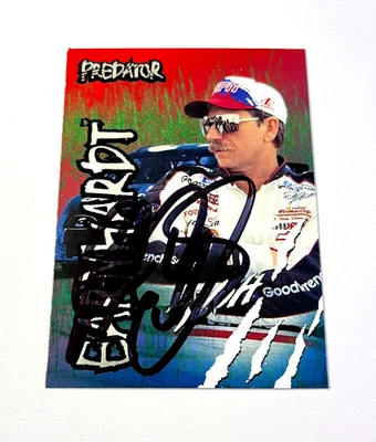 Dale Earnhardt NASCAR 1997 Wheels Predator #3 Autographed Signed - Image 1 of 4