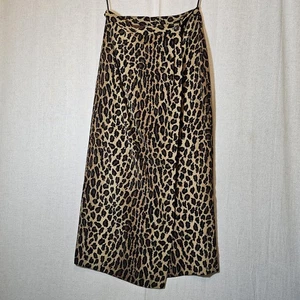 Kasper ASL Vintage Damengröße 10 Leopardenmuster Faux Wickelrock knöchellang - Bild 1 von 9