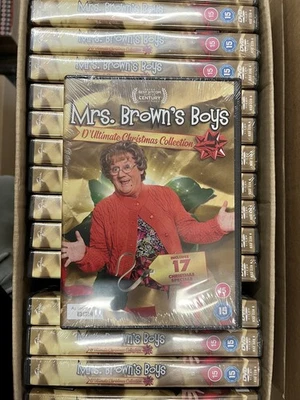 Mrs Brown's Boys: D'ultimate Christmas Collection DVD NEW sealed job lot x16 - Image 1 of 2