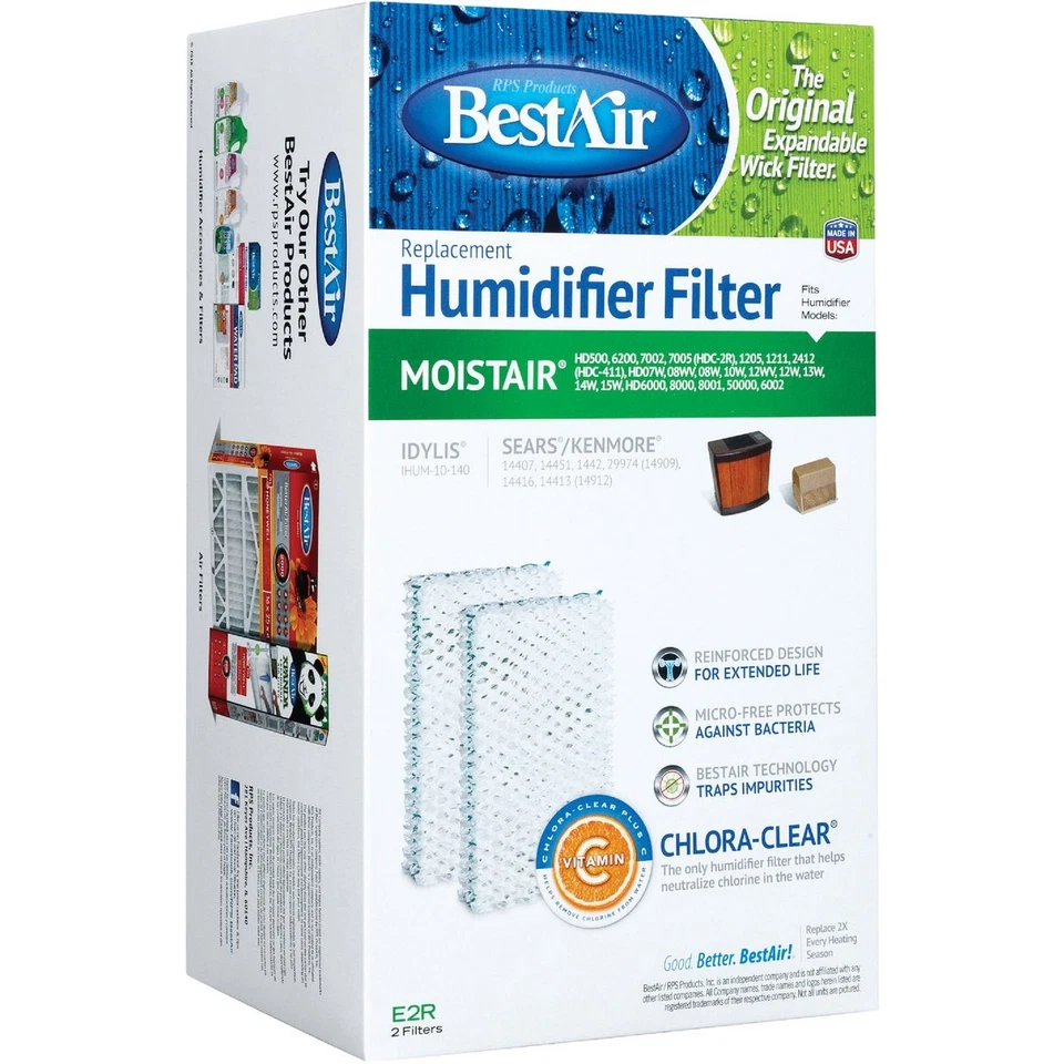 Best Air MoistAir Floor Humidifier Wick Filter E2R BestAir E2R 078757006200 - Image 1 of 1
