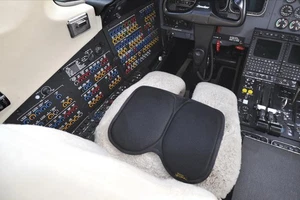 Skwoosh Pilot Travel Gel Cushion W/ Airflo Mesh For Airplane, Auto, Train New! - Picture 1 of 5