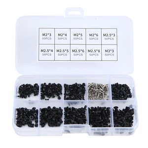 Kit de Vis pour Ordinateur Portable en Acier Inoxydable 500 PièCes M2, M2.58684 - Afbeelding 1 van 7