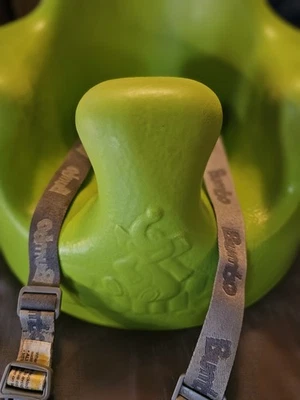 Asiento de piso para bebé Bumbo silla para sentarse con arnés ajustable, verde lima Foto 1 de 4