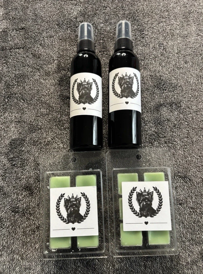 Juego de regalo perfecto en spray de cera y lino - aroma a vainilla Foto 1 de 1