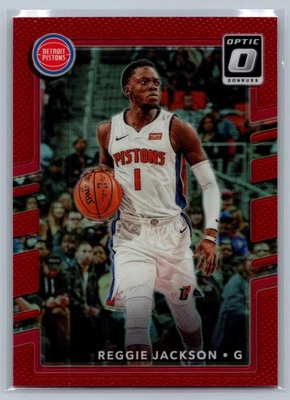 Reggie Jackson 2017-18 Optic Red Prizm /99 #41 - Image 1 of 2