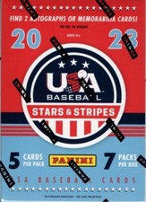2023 Panini USA Stars & Stripes Baseball Factory Sealed Blaster Box