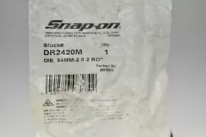 Snap-On NEW SEALED DR2420M M24 x 2.0 Die - Picture 1 of 2