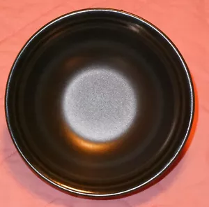 Pfaltzgraff Stoneware 6" Bowl, Midnight Sun, Black, Matte, U.S.A., set of 2 - Picture 1 of 6