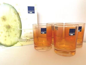 Leonardo Orangensaft Becher Set vier (4) 3,5" Zoll Neu in Box Made in Germany - Bild 1 von 3