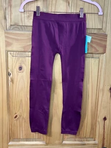 Copper Key NWT Burgundy Ankle Length Leggings Girls Size S 7-8 - Picture 1 of 4