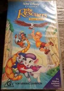Disney The Rescuers Down Under VHS - Picture 1 of 4