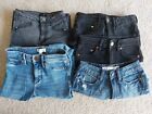 Wholesale Joblot X5 Denim Jeans Shorts Used Blue Black Summer Womens Clothing