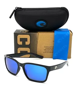Costa Del Mar PALMAS Sonnenbrille schwarz/blau verspiegelt 580G 57 mm polarisiert - Bild 1 von 4