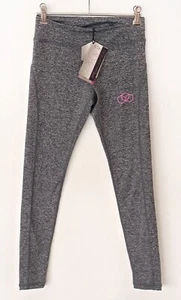 Women's NEW Grey Active Pants by Icon She size S 8 10 NWT Full Length - Picture 1 of 5