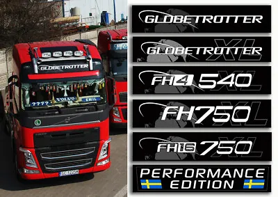 New Volvo Globetrotter Fh4 Sticker For The Front Top Of The Roof Fh • 55.34€