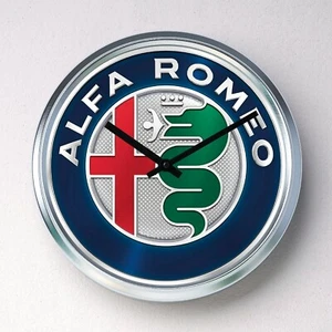 ALFA 2015 Wanduhr Edelstahl lautlos Quarzwerk Mann Höhle Garage - Bild 1 von 11