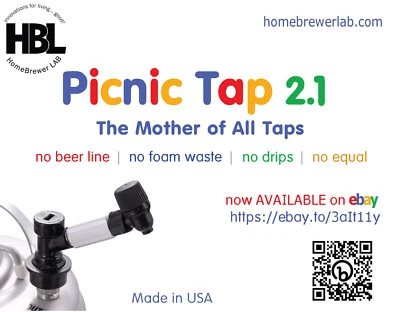 Picnic Tap 2.0 2.1 is All-in-One Super Liquid Disconnect, perfect for keg owners - Image 1 of 4