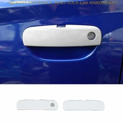 Cubierta de manija de puerta lateral exterior blanco nacarado para Dodge Challenger 2015-2023 Foto 1 de 4