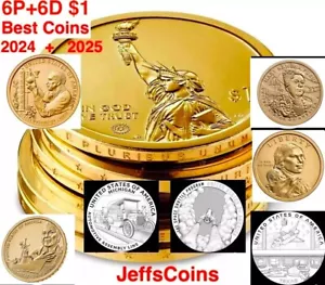 2024 2025 PD Pukui Sac + Innovation Dollar 12 Set MO AR MI FL TX BEST Presal P D - Bild 1 von 24