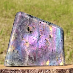 Natural Labradorite Quartz Crystal Spectrolite Mineral Specimen Healing 694g - Picture 1 of 19