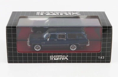 CHEVROLET Suburban Custom Deluxe 1981 Dunkelblau Matrix MX20302-412 1:43 - Bild 1 von 4