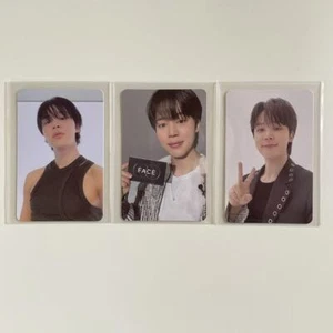 BTS JIMIN FACE M2U LUCKY DRAW OFFICIAL PHOTO CARD 3pcs SET - Picture 1 of 2