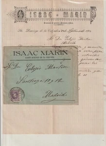 Sobre y Carta Comercial Santo Domingo de la Calzada a Madrid año 1904 (GN-392) - Picture 1 of 1