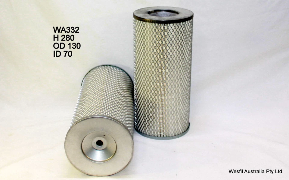 Wesfil air filter for Toyota Hiace 2.4L D 01/84-08/89 LH71 LWB Diesel 4Cyl 2L - image 1 of 1