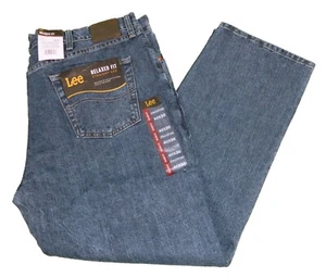 Men's Lee Jeans NEW Newman Relaxed Straight Blue Tag 40x30 measured Size 39x30 - Picture 1 of 5