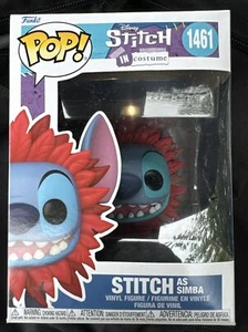 Funko POP! Disney Stitch as Simba Stitch in Costume 1461 Vinyl Figure Brand New - Picture 1 of 2