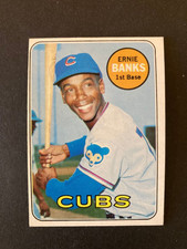 1969 Topps Set Break-ERNIE BANKS Baseball Card#20 id#9 Chicago Cubs