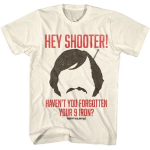 Happy Gilmore Movie Mr Larson HEY SHOOTER You Forgot Your 9 Iron Men's T Shirt - Picture 1 of 6
