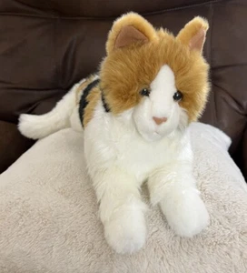 Douglas Cuddle Toys Calico Cat Stuffed Animal Plush Realistic Tags #2030 - Picture 1 of 24