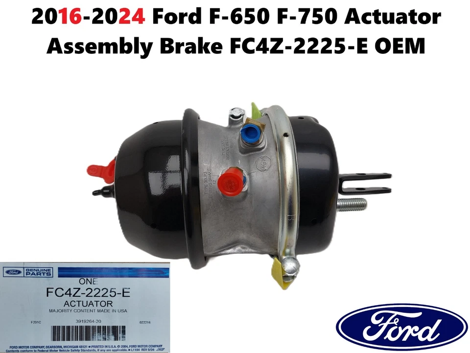 Ford F650 F750 2016-2024 conjunto de actuador freno FC4Z-2225-E OEM Foto 1 de 4
