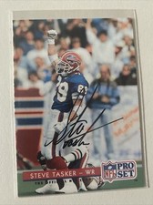 1992 Pro Set Steve Tasker Autograph Card 